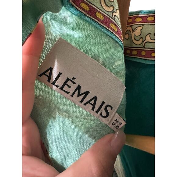 Alemais Franca Mini open back linen‎ Dress size 10 $609 - Picture 7 of 10
